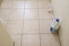 Grout before