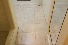 Grout after